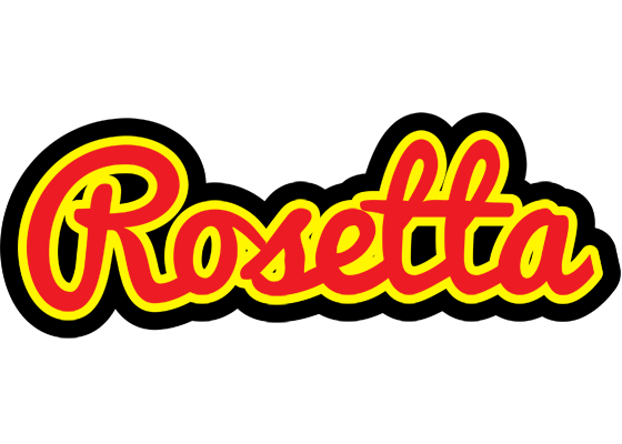 Rosetta fireman logo