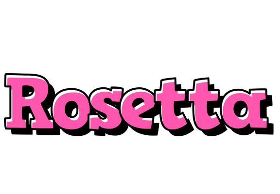 Rosetta girlish logo