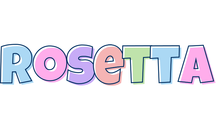 Rosetta pastel logo