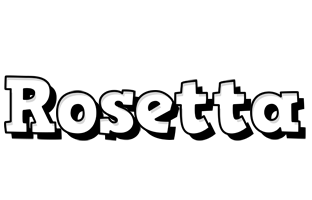 Rosetta snowing logo