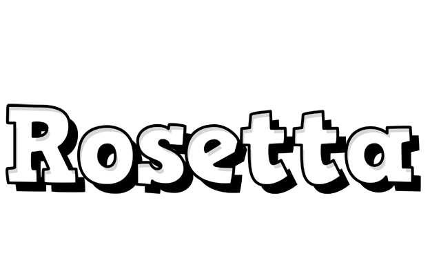 Rosetta snowing logo