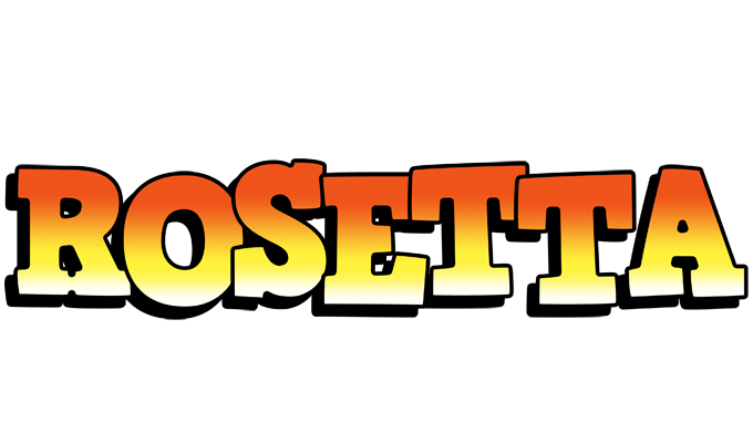 Rosetta sunset logo