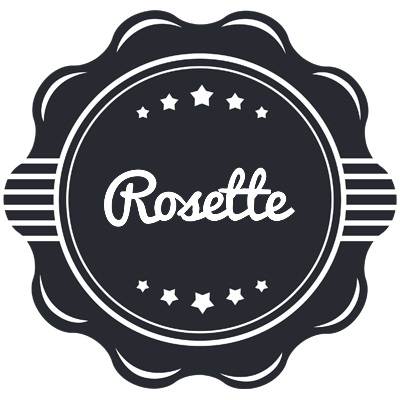 Rosette badge logo