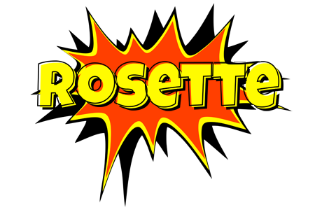 Rosette bazinga logo