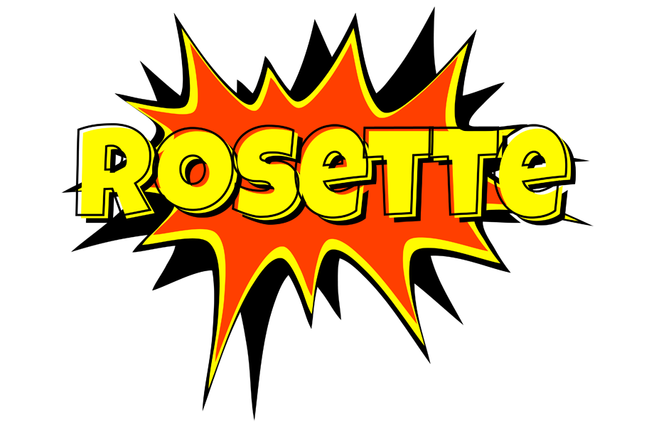 Rosette bazinga logo