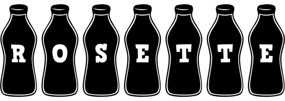 Rosette bottle logo