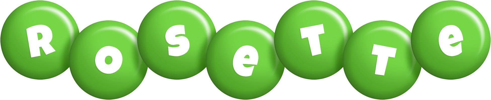 Rosette candy-green logo