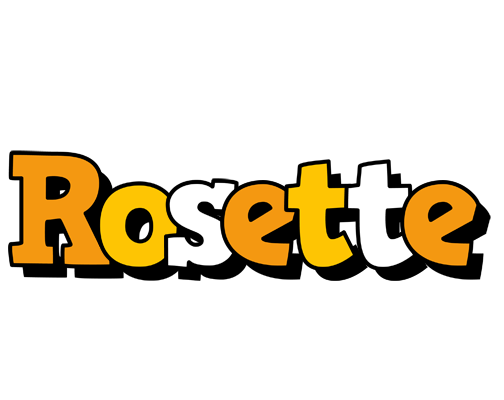 Rosette cartoon logo