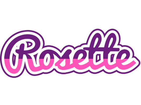Rosette cheerful logo