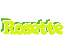 Rosette citrus logo