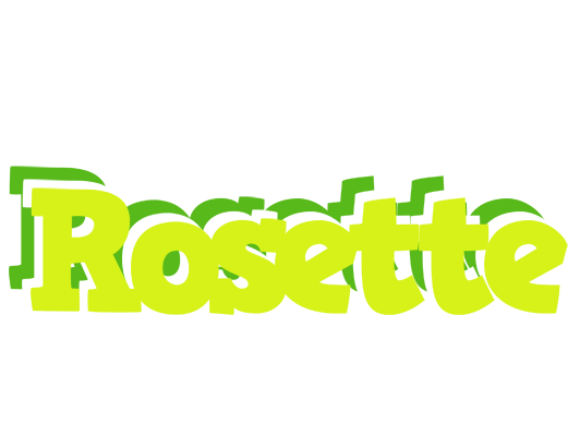 Rosette citrus logo