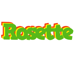 Rosette crocodile logo