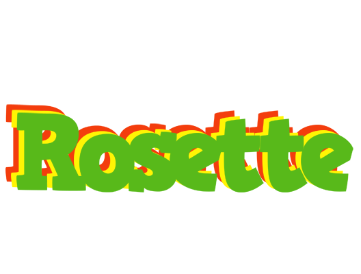 Rosette crocodile logo