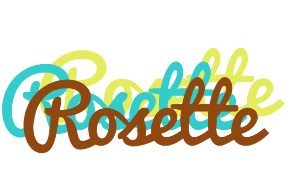 Rosette cupcake logo