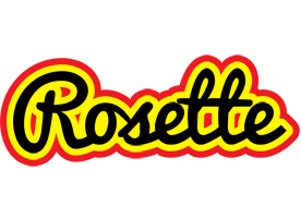 Rosette flaming logo