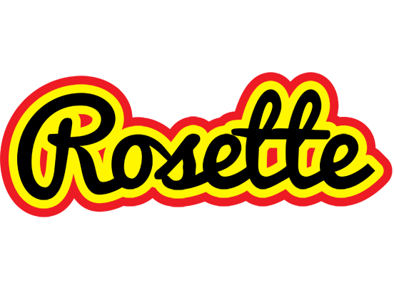 Rosette flaming logo