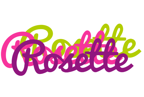 Rosette flowers logo