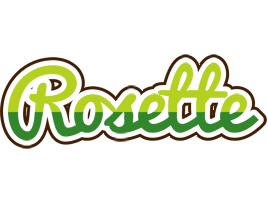 Rosette golfing logo