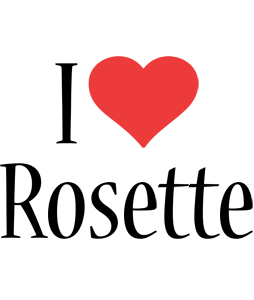 Rosette i-love logo