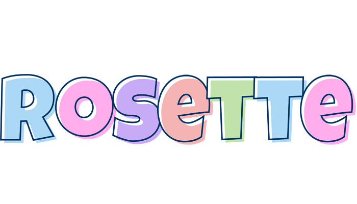 Rosette pastel logo