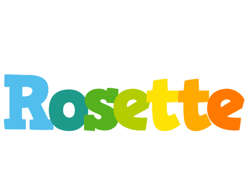 Rosette rainbows logo