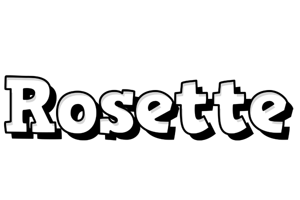 Rosette snowing logo