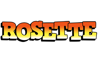 Rosette sunset logo