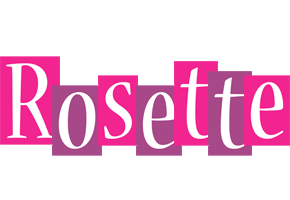 Rosette whine logo