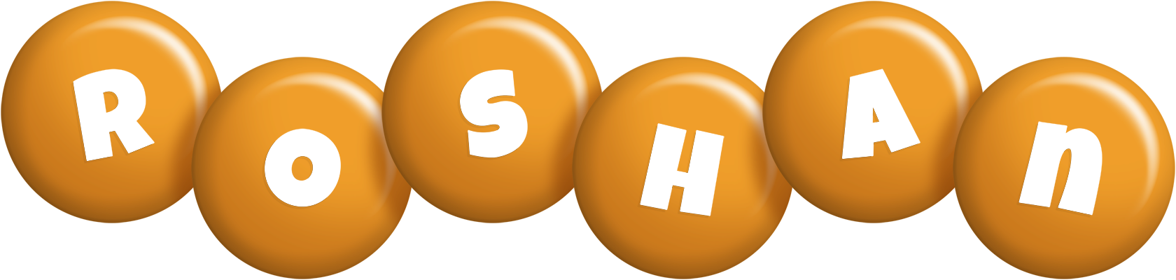 Roshan candy-orange logo