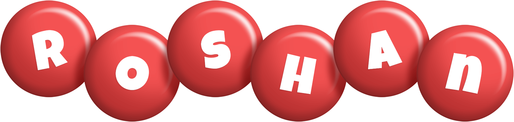 Roshan candy-red logo