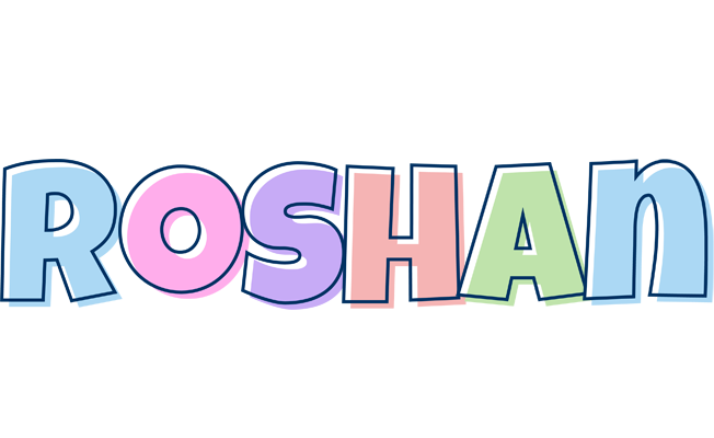 Roshan pastel logo