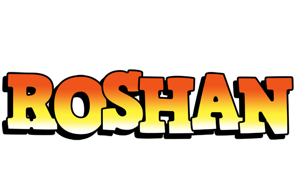 Roshan sunset logo