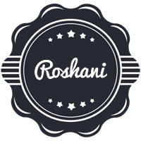 Roshani badge logo