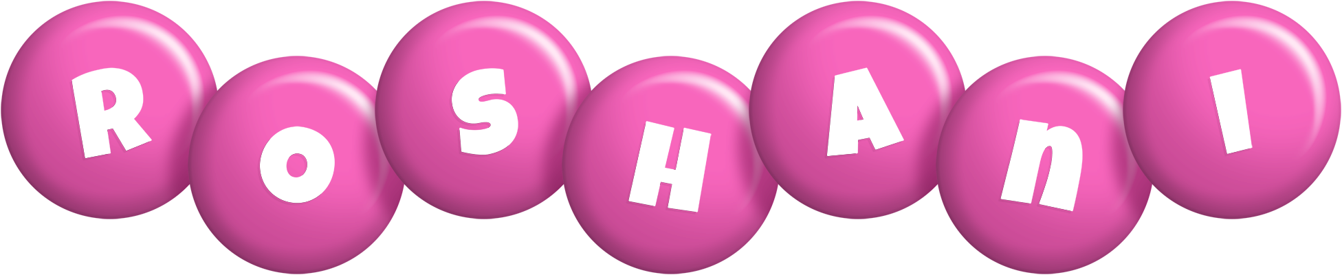 Roshani candy-pink logo