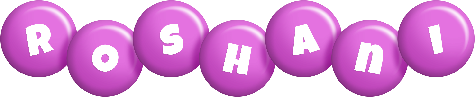 Roshani candy-purple logo