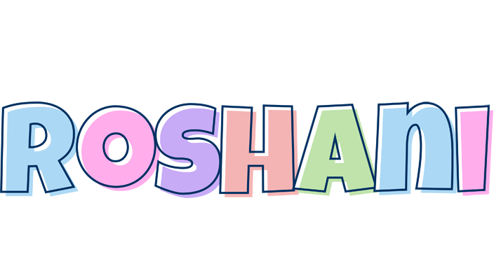 Roshani pastel logo