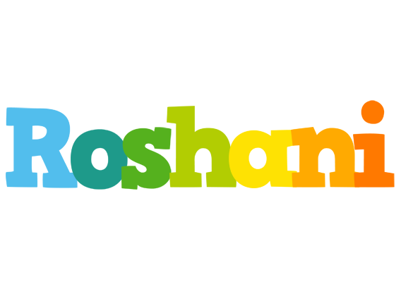 Roshani rainbows logo