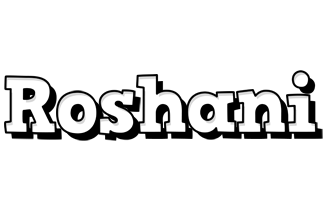 Roshani snowing logo