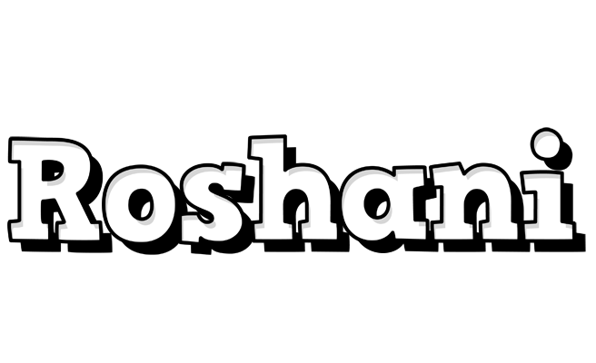 Roshani snowing logo