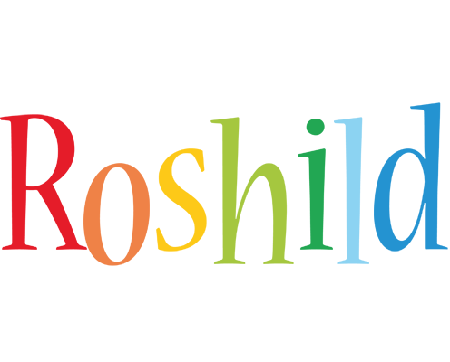 Roshild birthday logo