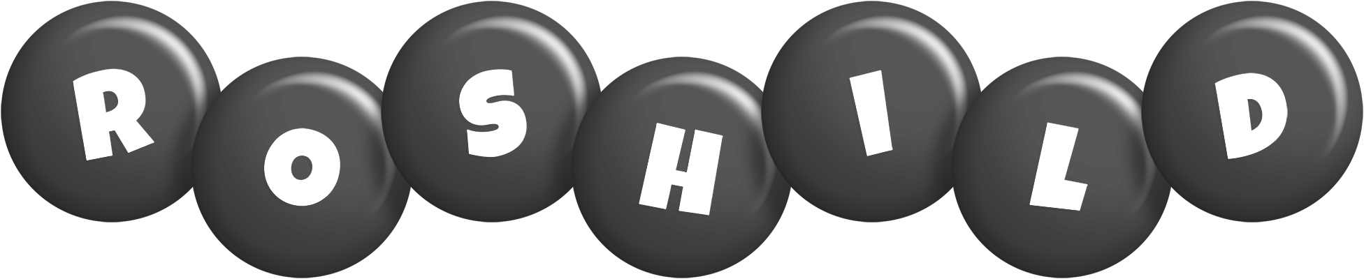 Roshild candy-black logo