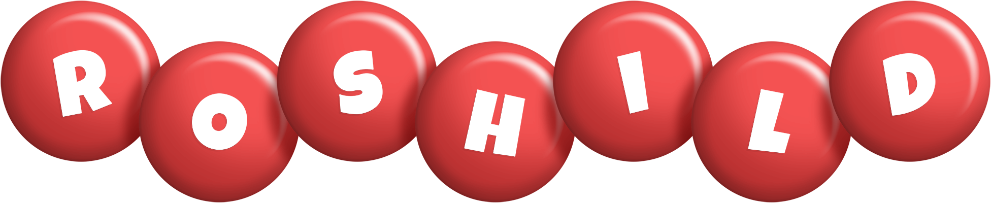 Roshild candy-red logo