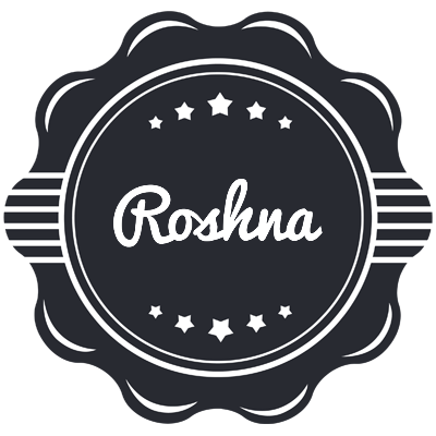 Roshna badge logo