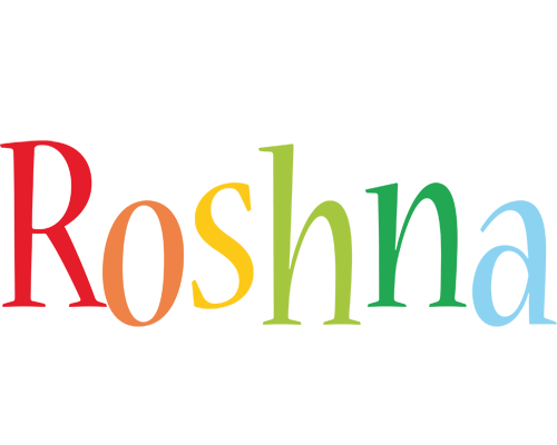 Roshna birthday logo