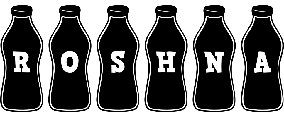 Roshna bottle logo
