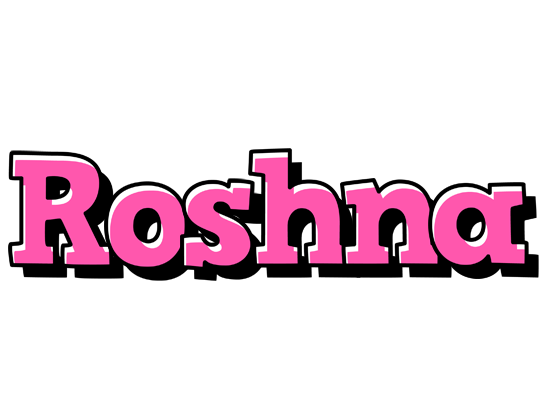 Roshna girlish logo
