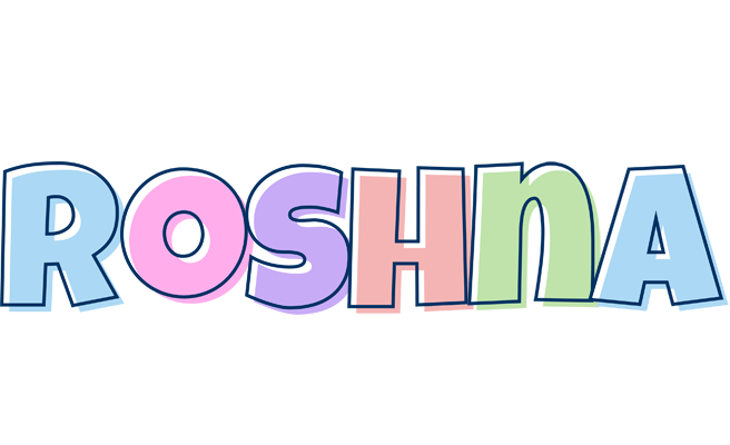 Roshna pastel logo