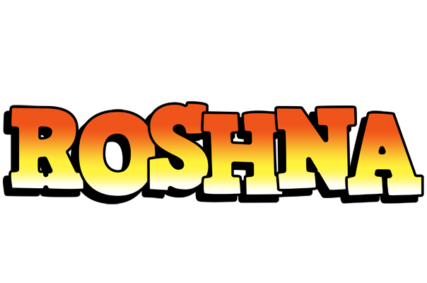 Roshna sunset logo