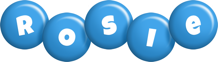 Rosie candy-blue logo