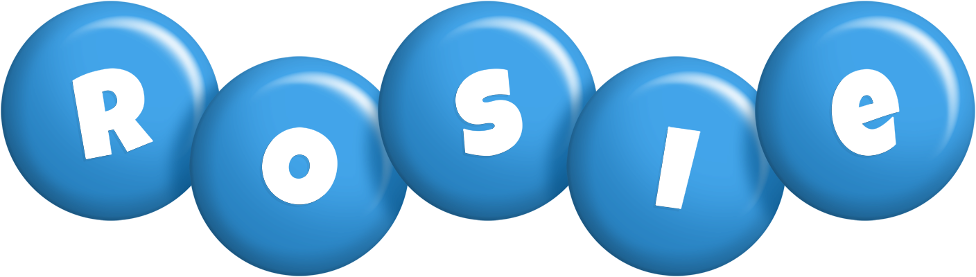Rosie candy-blue logo